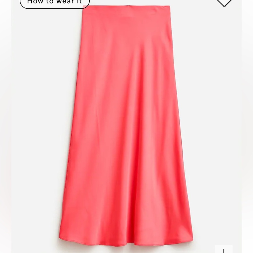 NWT! J.CREW Gwyneth Slip Skirt